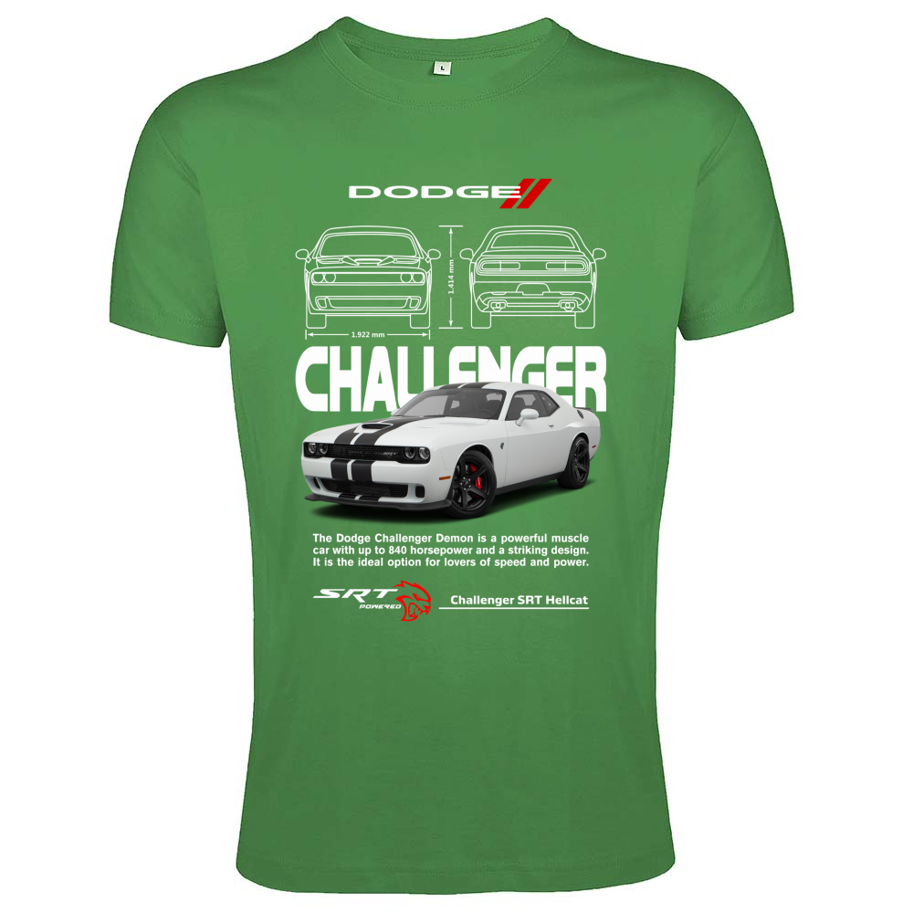 T-Shirt Men Fit challenger white