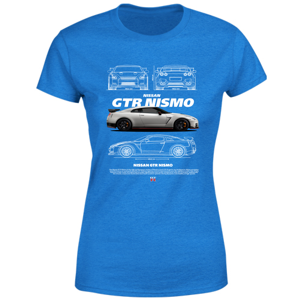 T-Shirt Donna nissan gtr nismo