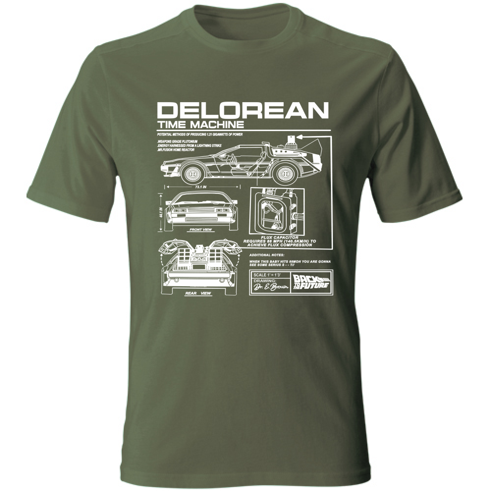 T-Shirt Unisex delorean1