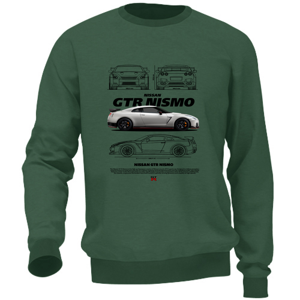 Felpa Unisex nissan gtr nismo black