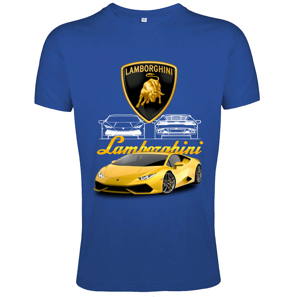 T-Shirt Men Fit lambo huracan1