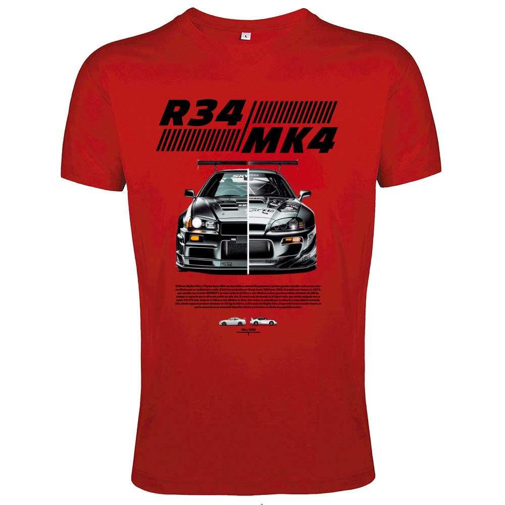 T-Shirt Men Fit r34-mk4 Supra