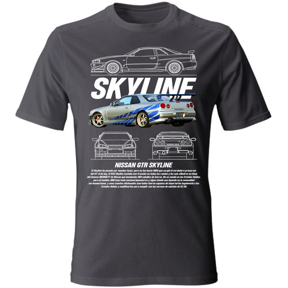 T-Shirt Unisex skyline gtr