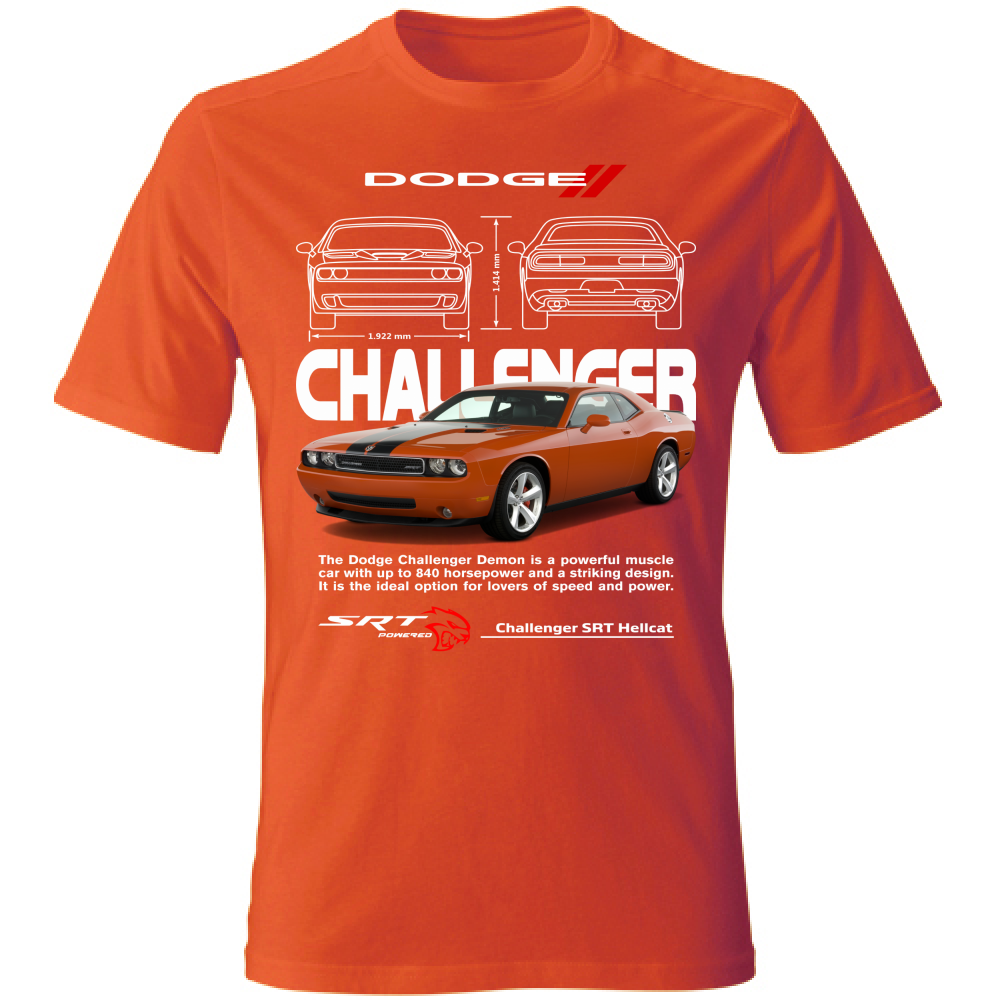 T-Shirt Unisex challenger orange