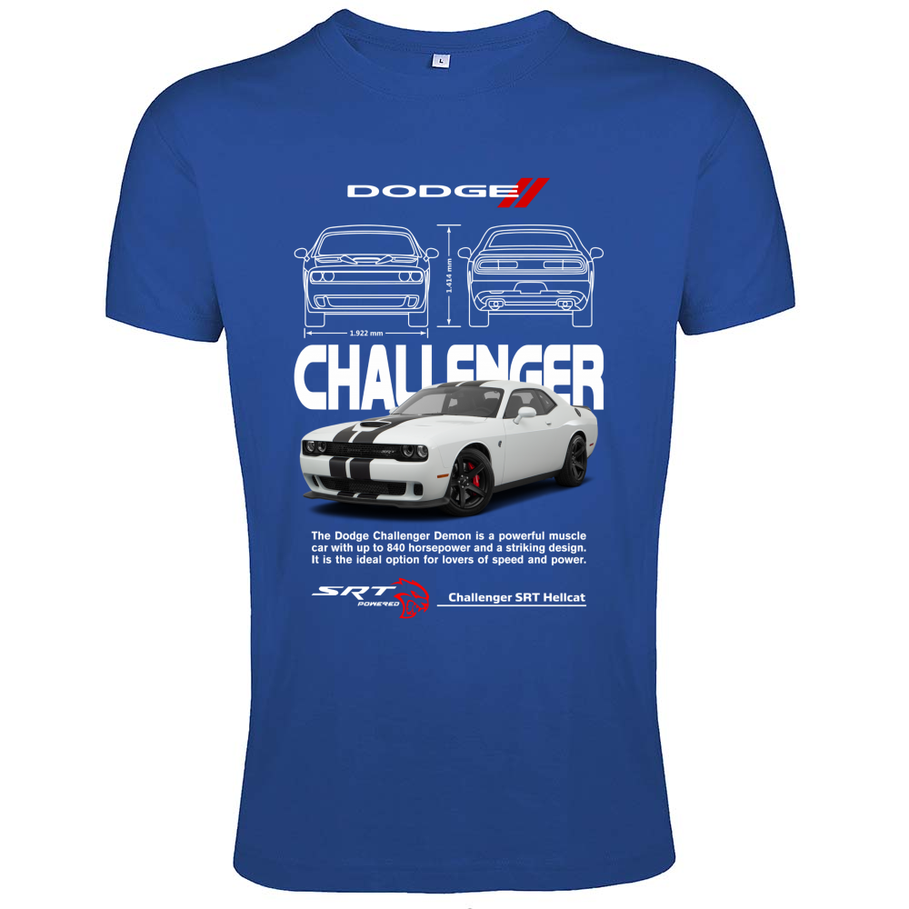 T-Shirt Men Fit challenger white