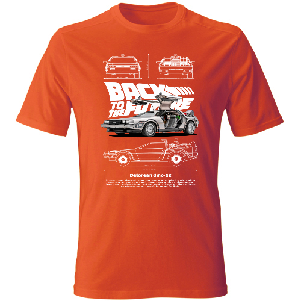 T-Shirt Unisex delorean2