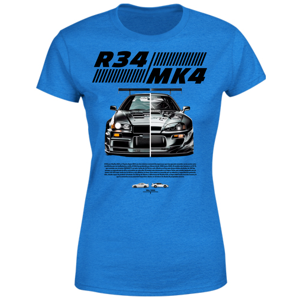 T-Shirt Donna r34-mk4 Supra