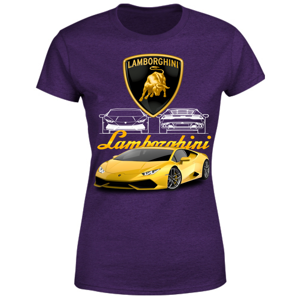 T-Shirt Donna lambo huracan1