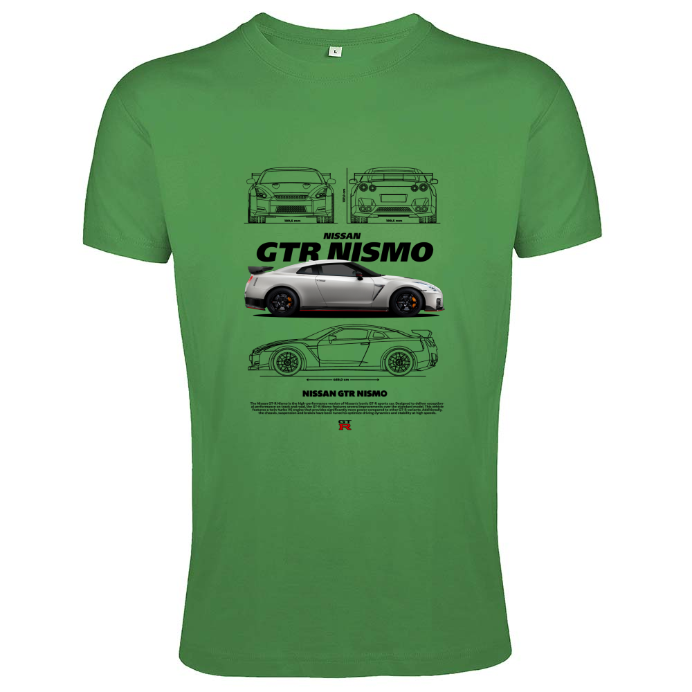 T-Shirt Men Fit nissan gtr nismo black