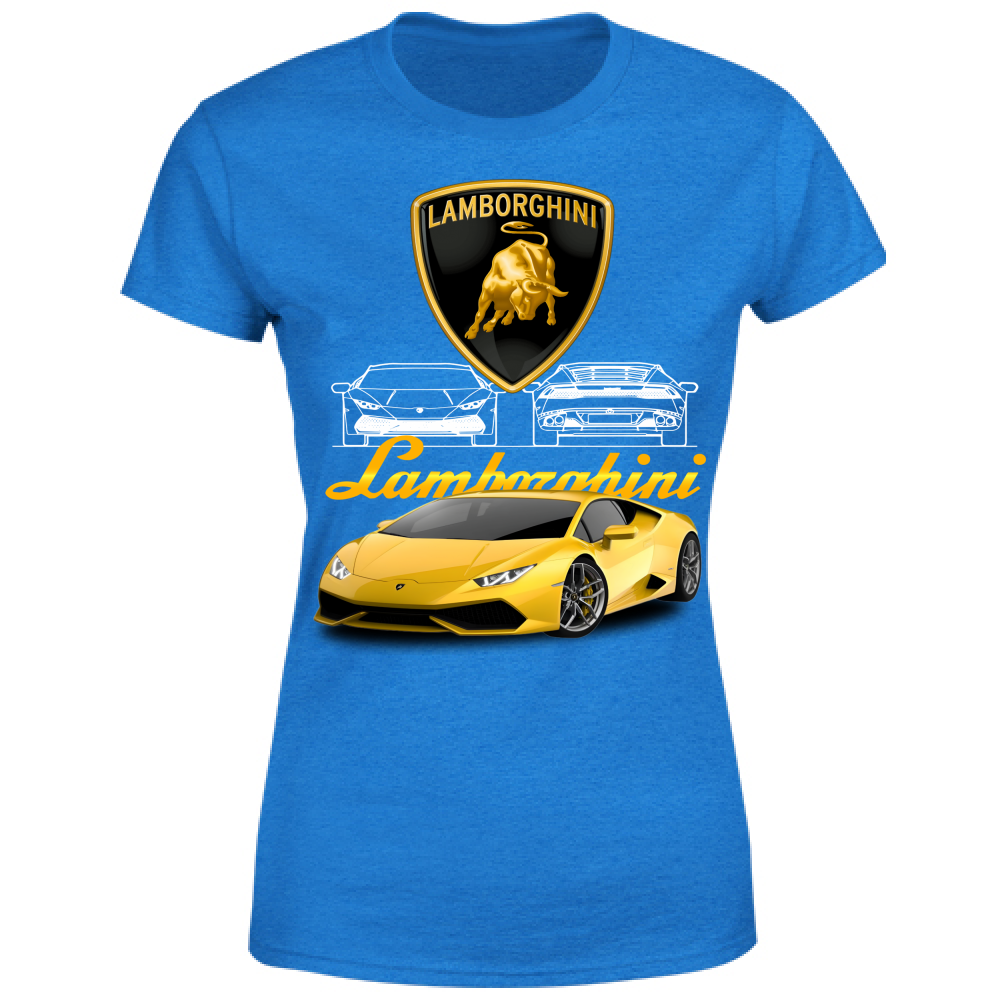 T-Shirt Donna lambo huracan1