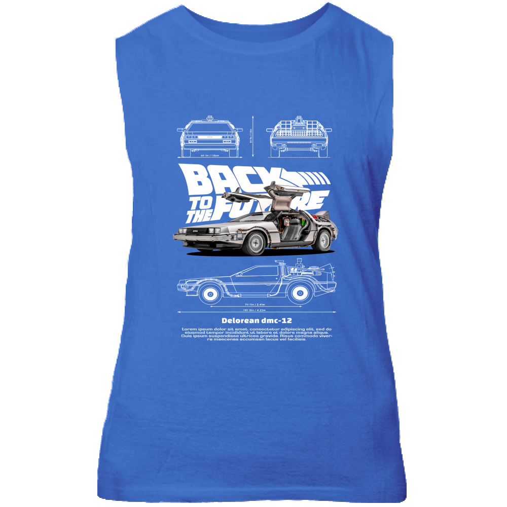 Canotta Unisex delorean2