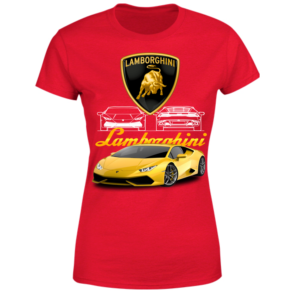 T-Shirt Donna lambo huracan1