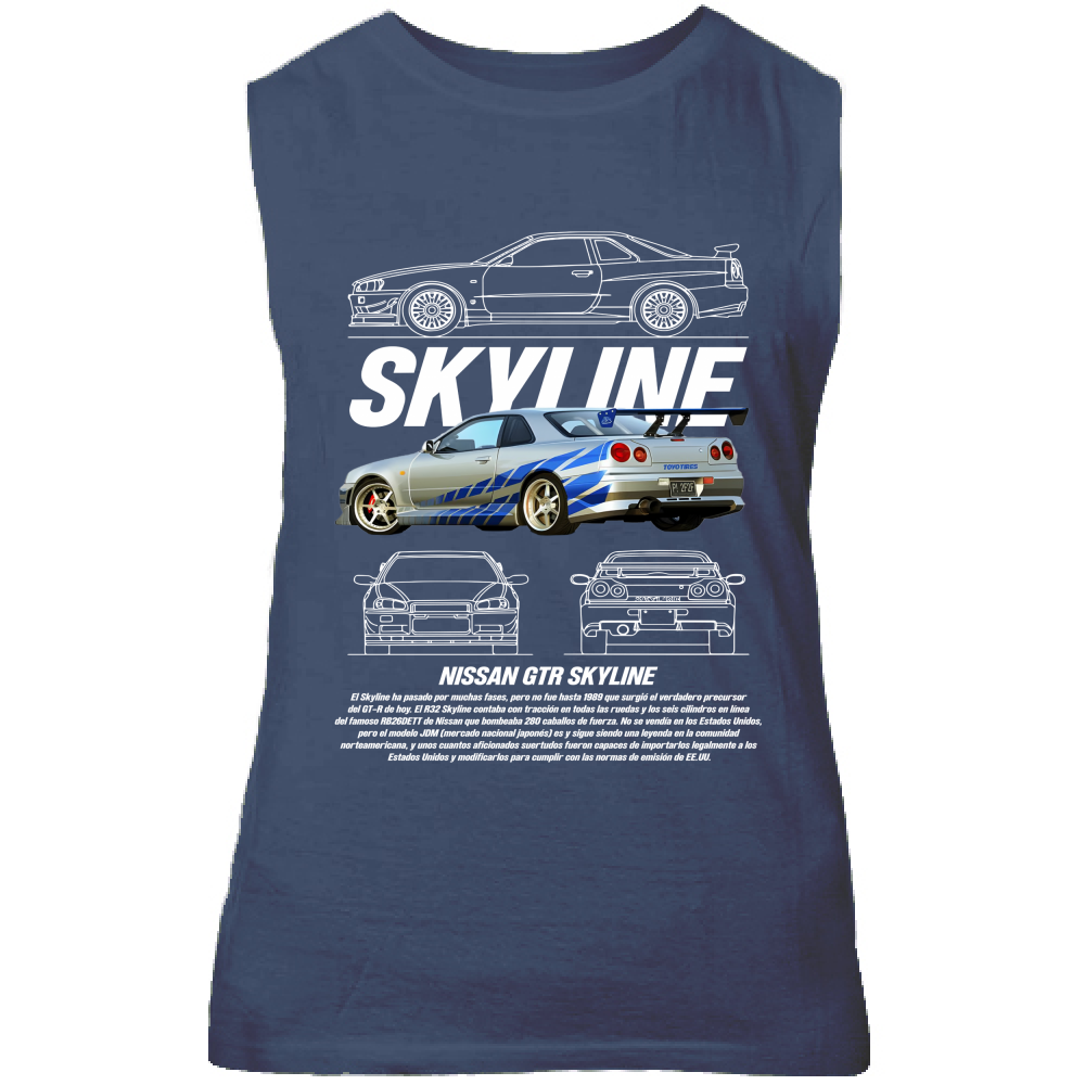 Canotta Unisex skyline gtr
