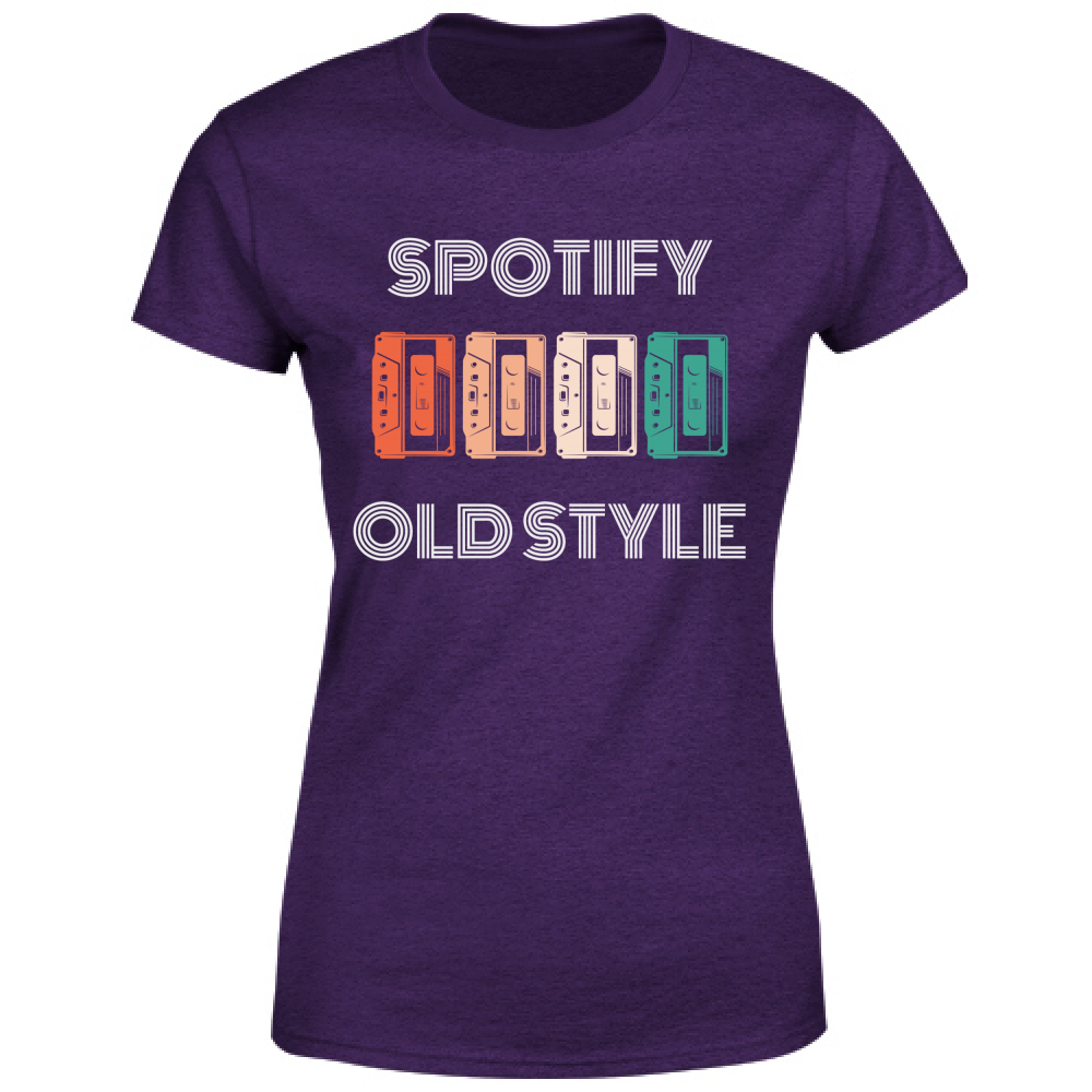 T-Shirt Donna spotify old style