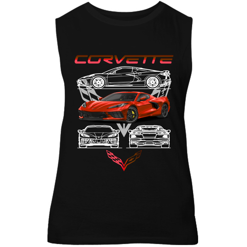 Canotta Unisex corvette