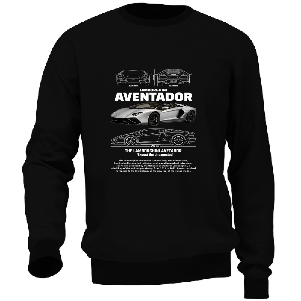 Felpa Unisex lambo aventador2