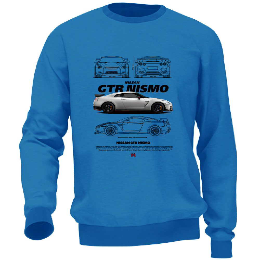 Felpa Unisex nissan gtr nismo black
