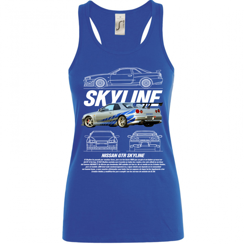 Canotta Donna skyline gtr