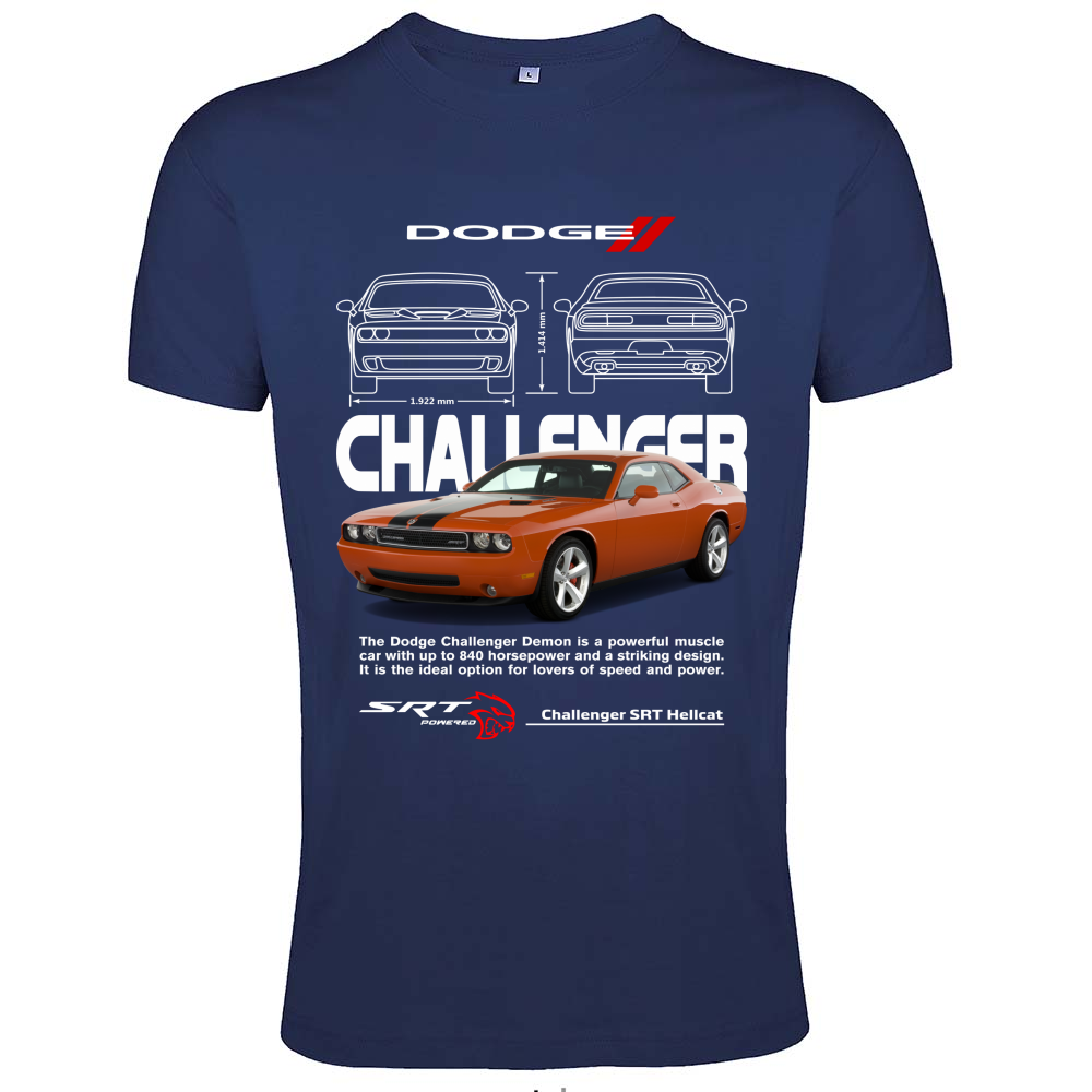 T-Shirt Men Fit challenger orange