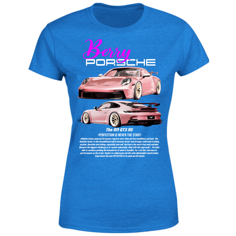 T-Shirt Donna porsche berry