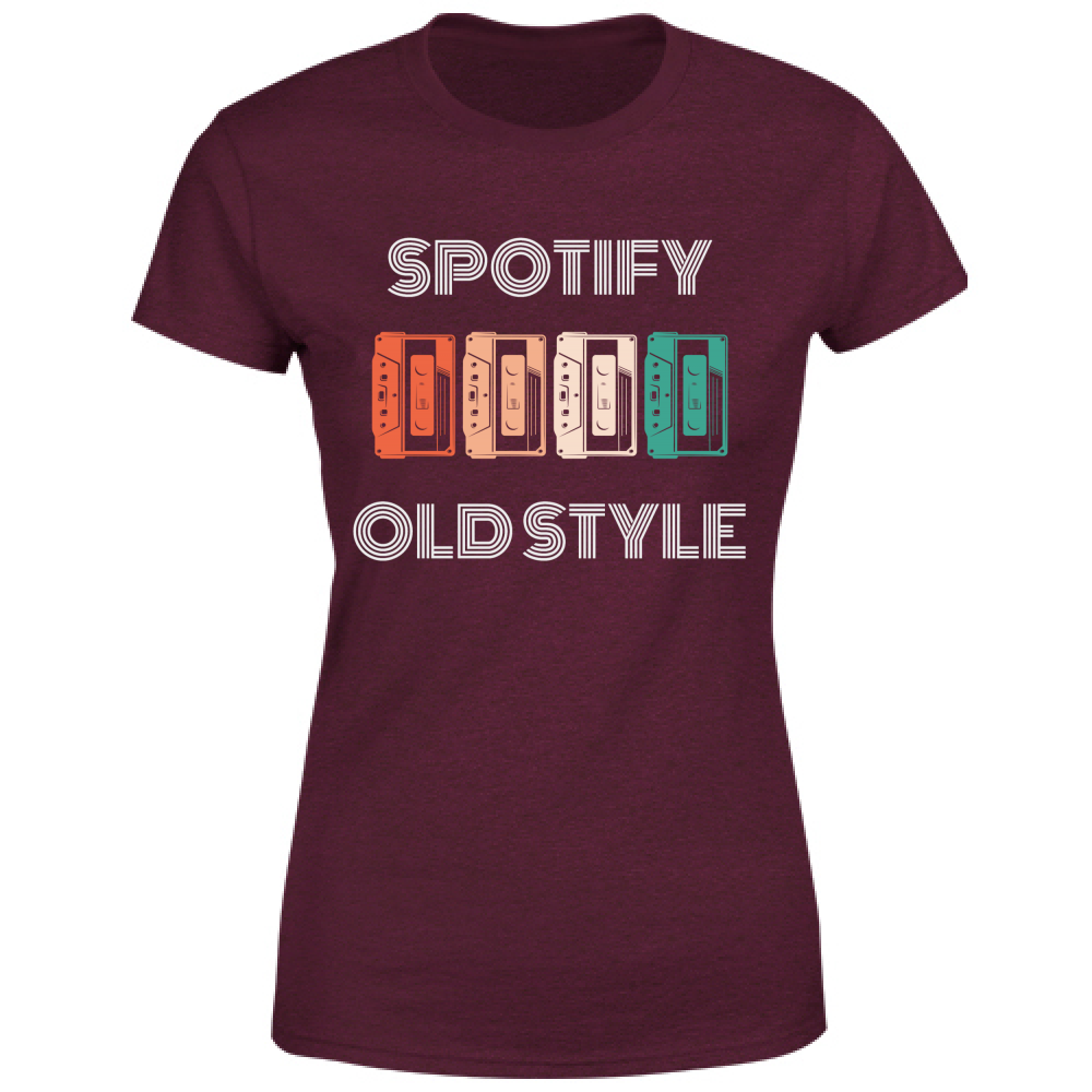 T-Shirt Donna spotify old style