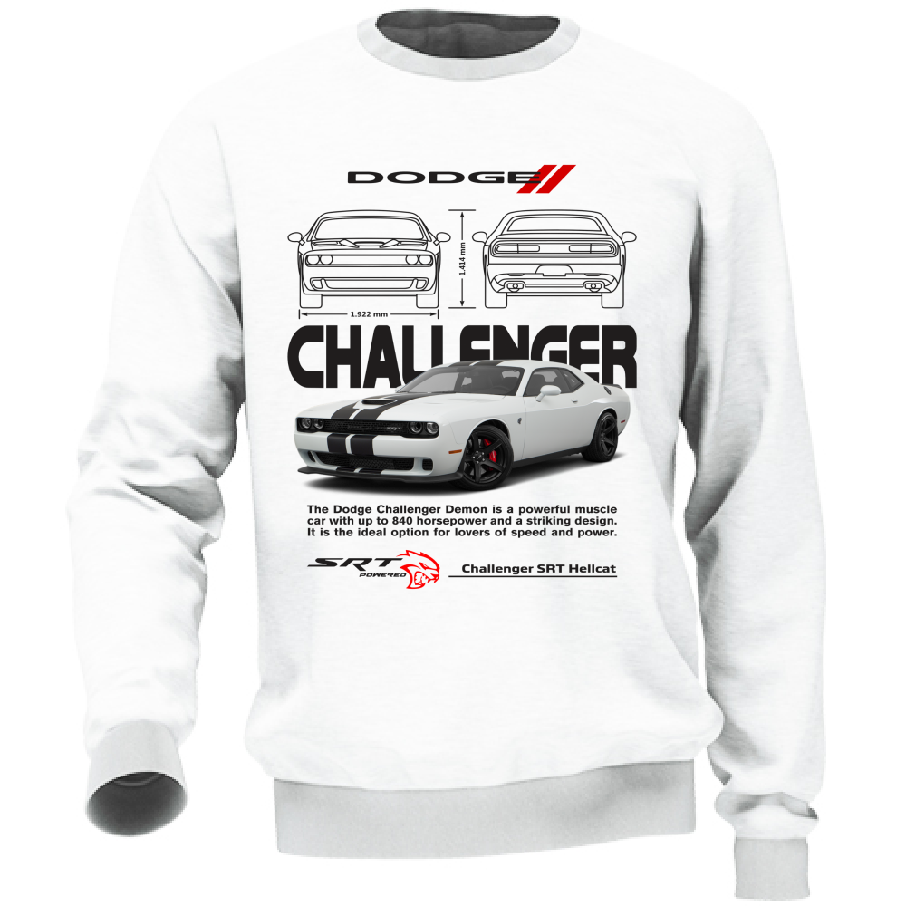 Felpa Unisex challenger black