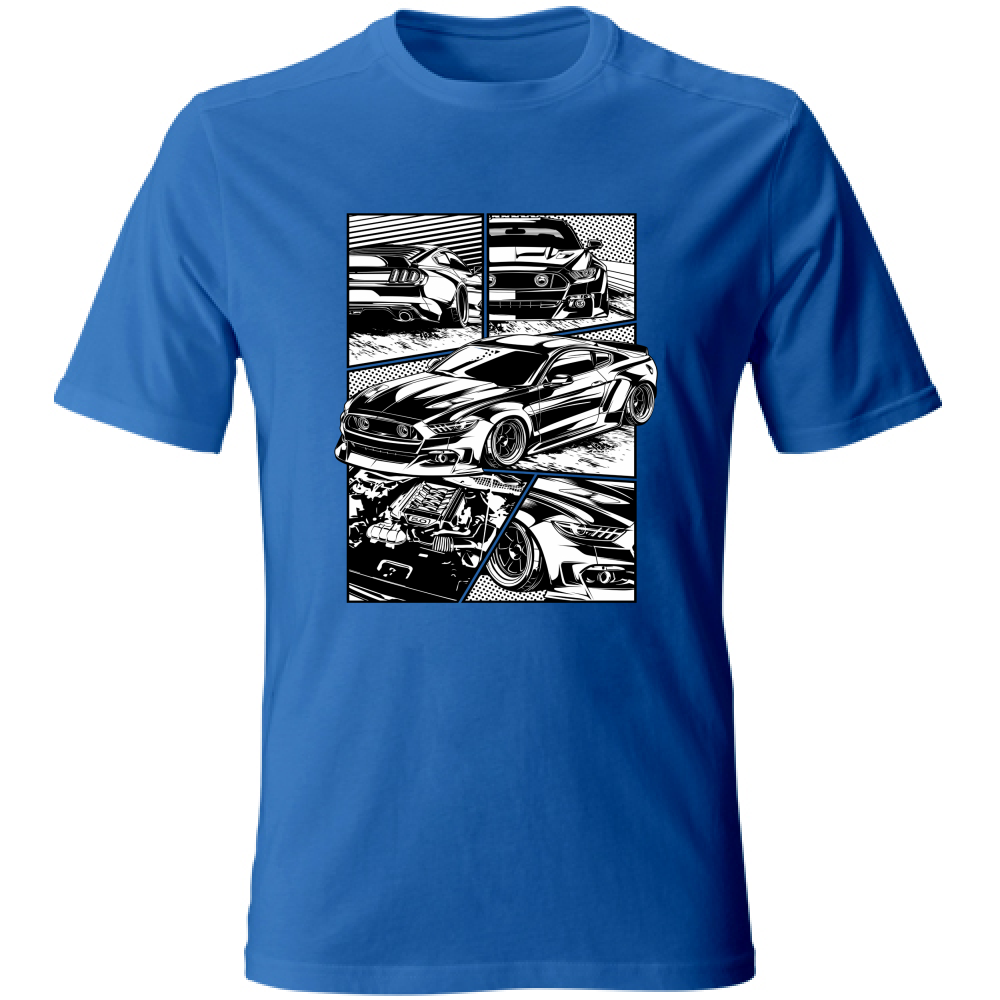 T-Shirt Unisex mustang des