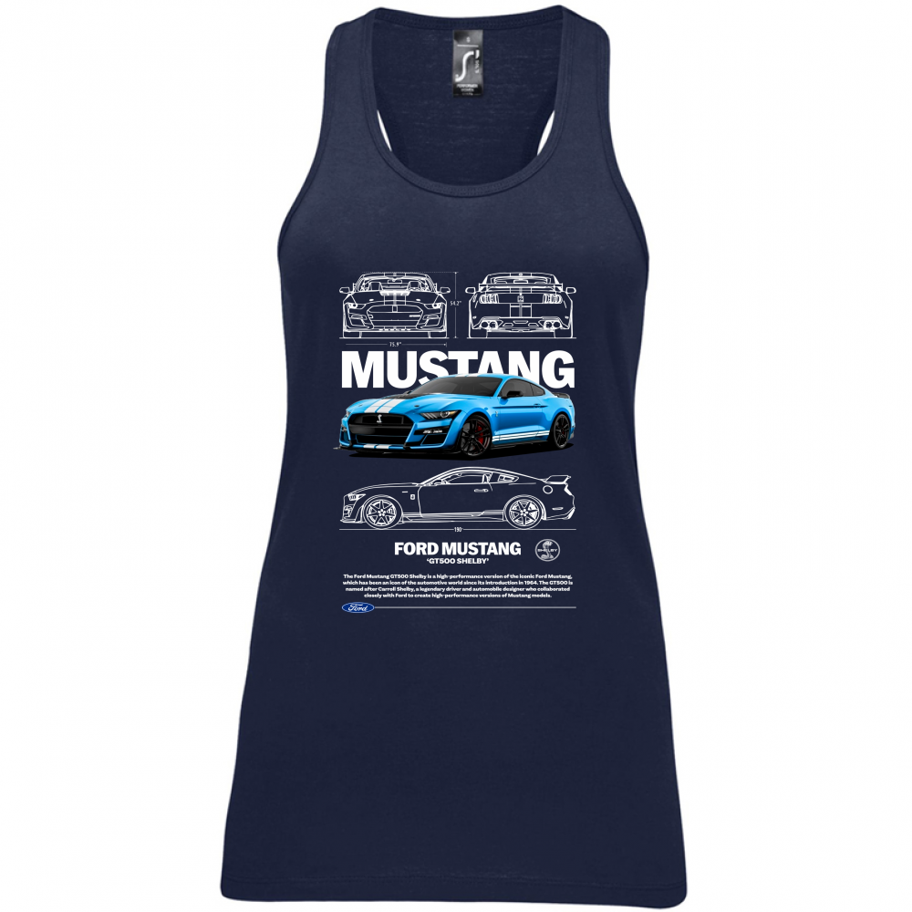 Canotta Donna mustang shelby1