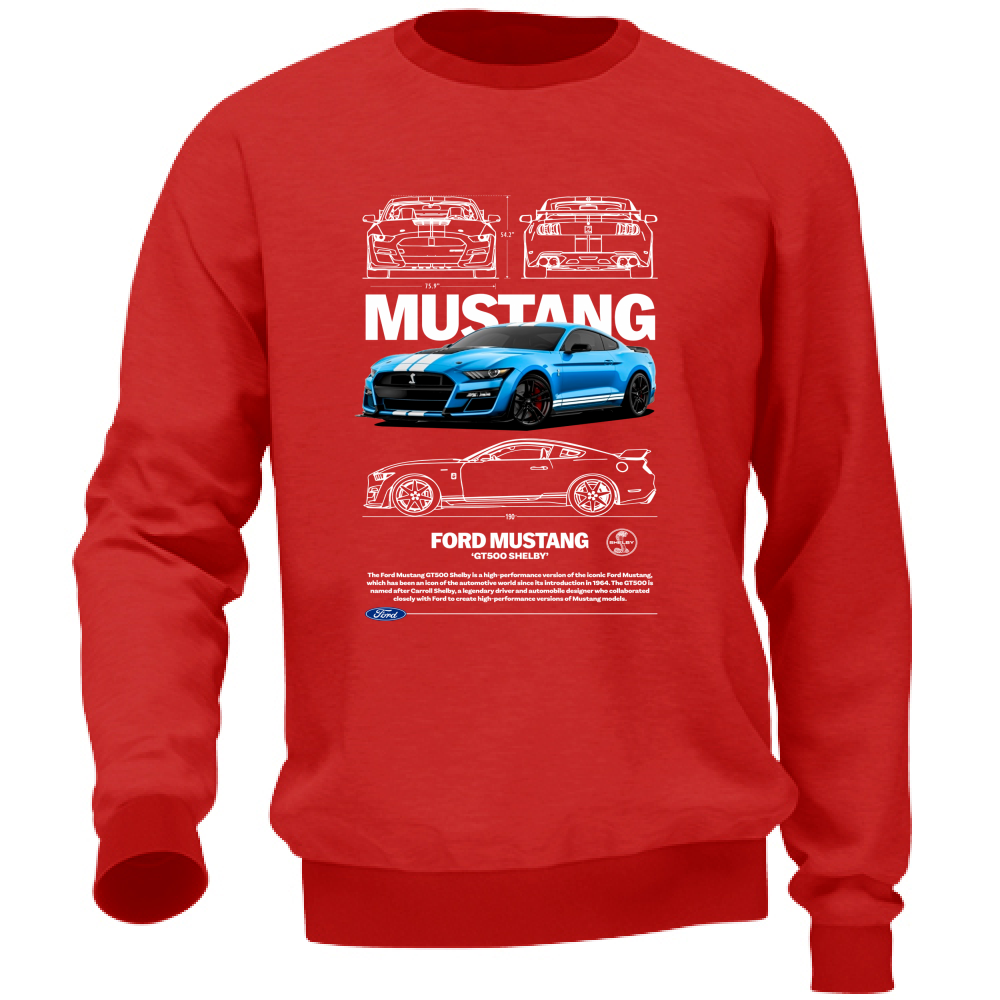 Felpa Unisex mustang shelby1