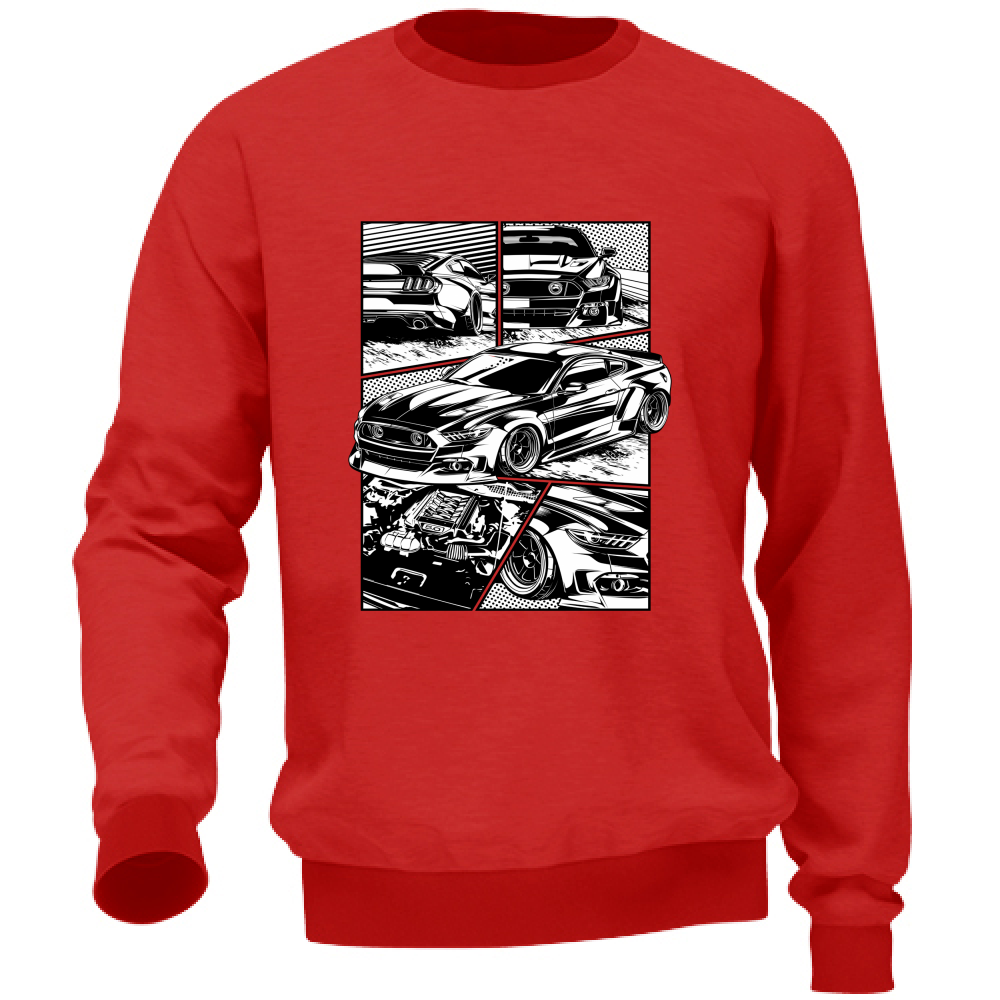 Felpa Unisex mustang des
