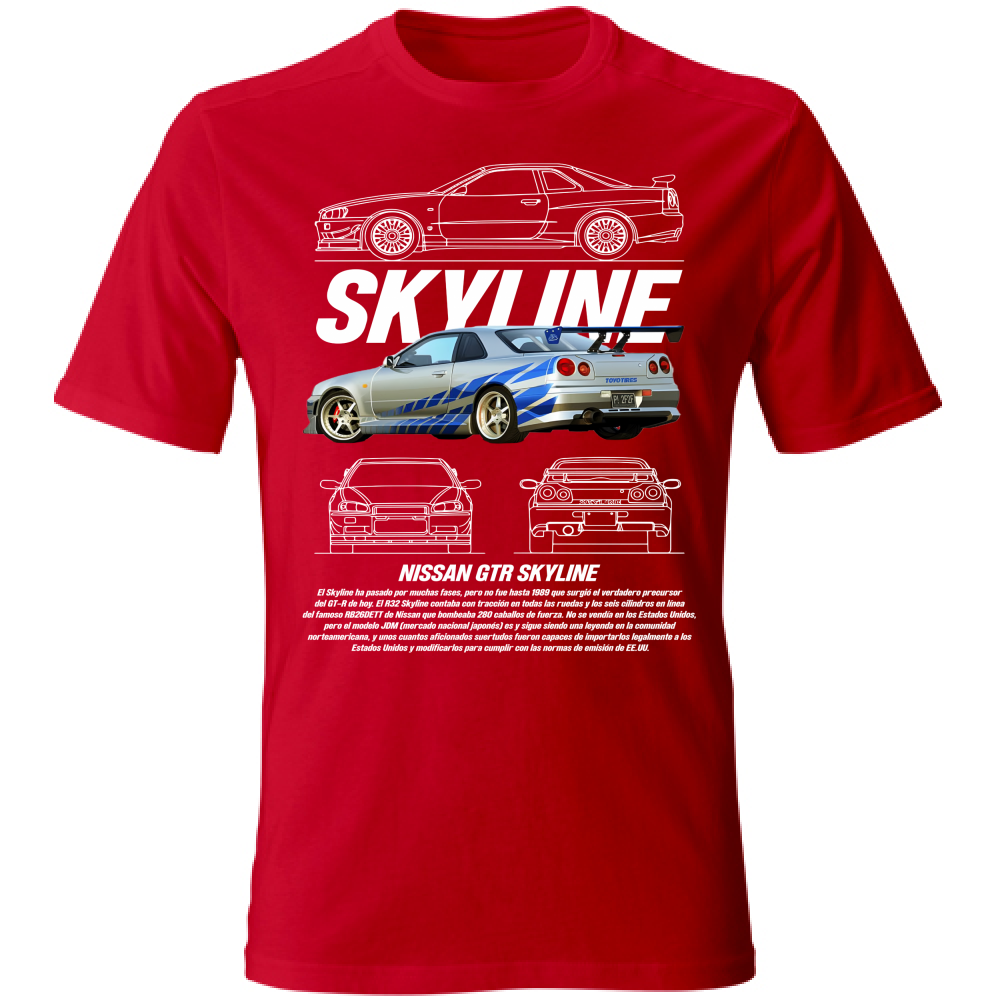 T-Shirt Unisex skyline gtr
