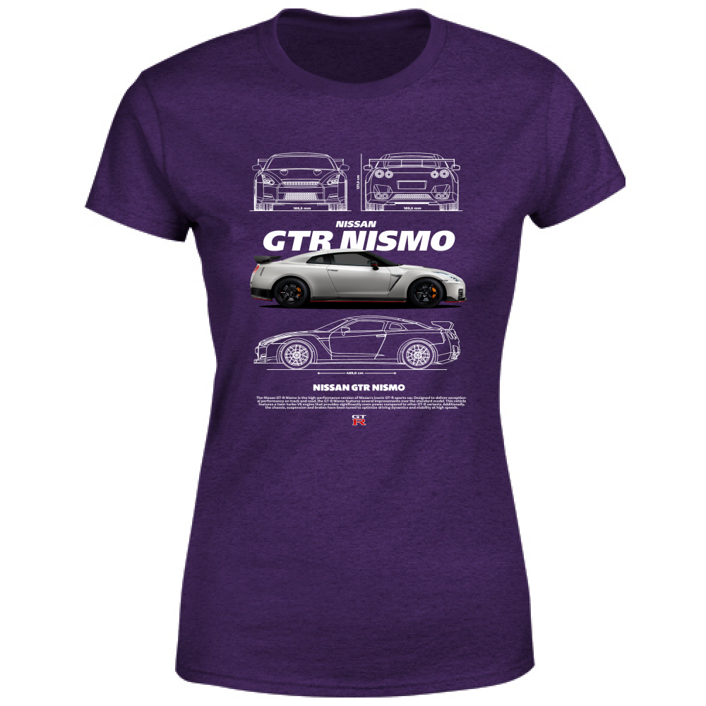 T-Shirt Donna nissan gtr nismo