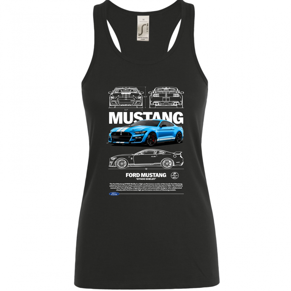 Canotta Donna mustang shelby1