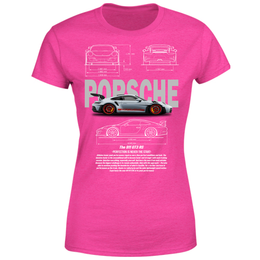 T-Shirt Donna porsche gt3-2