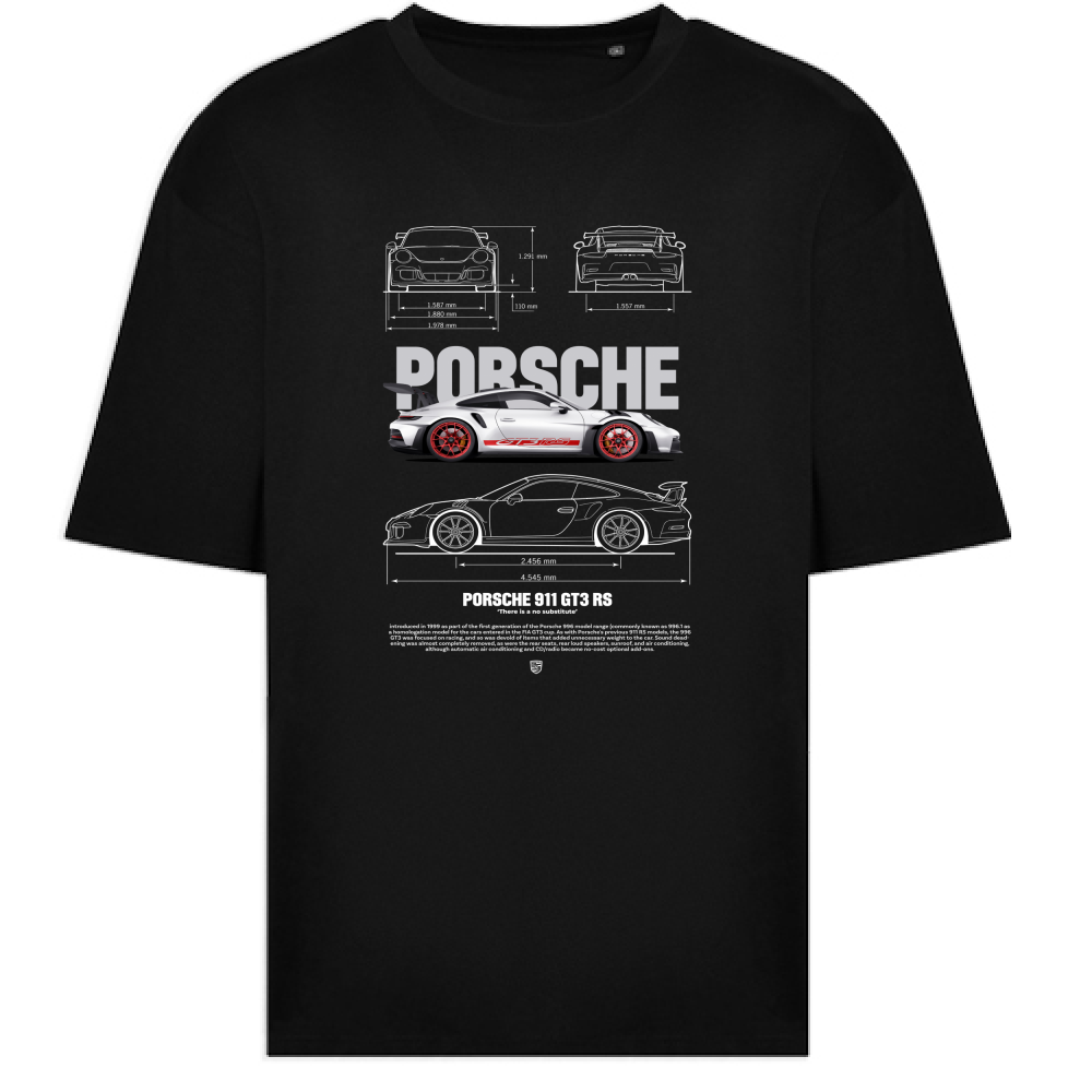 T-Shirt Oversize porsche gt3 rs