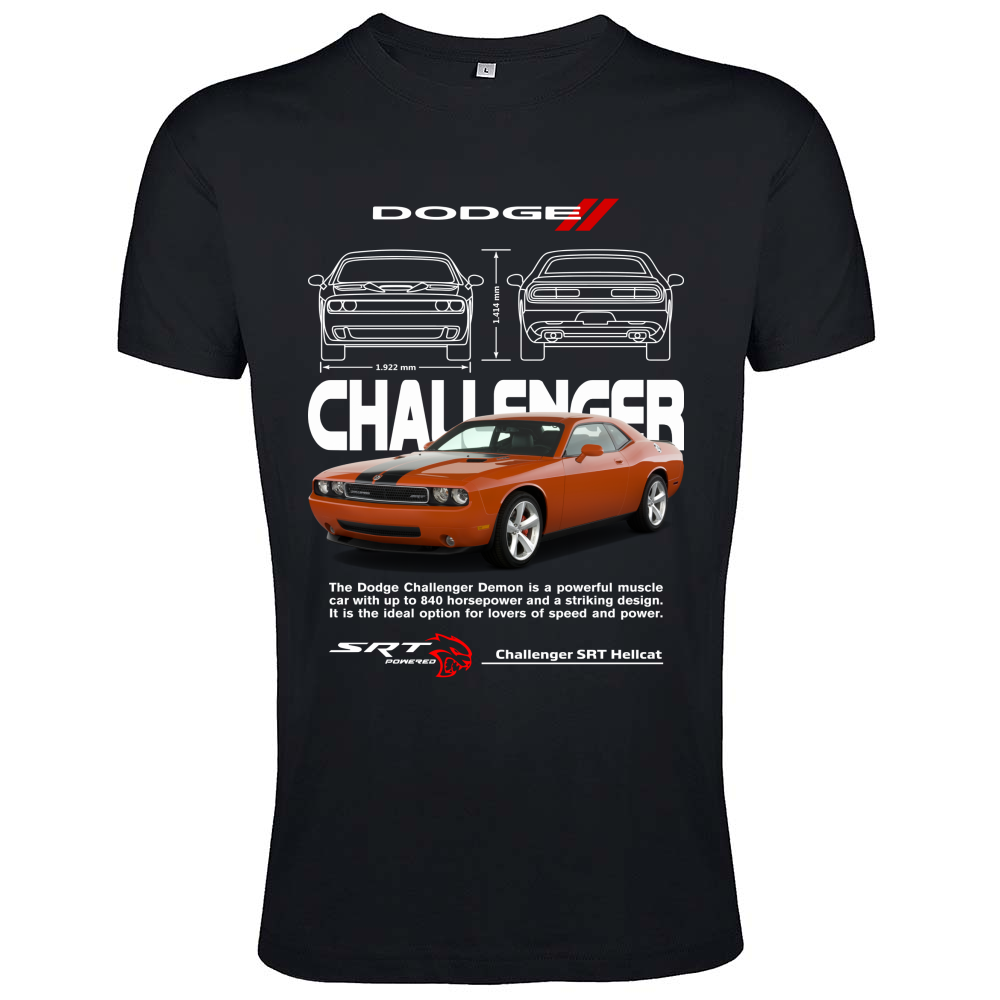 T-Shirt Men Fit challenger orange