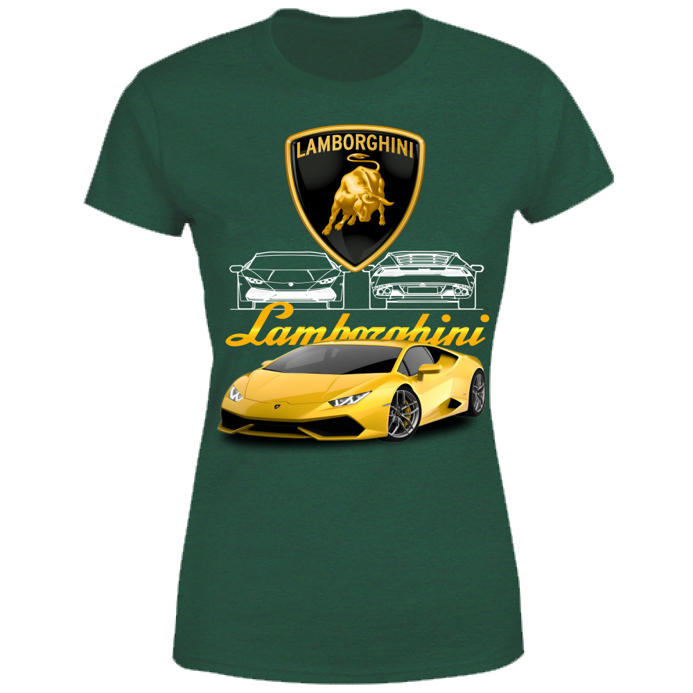 T-Shirt Donna lambo huracan1