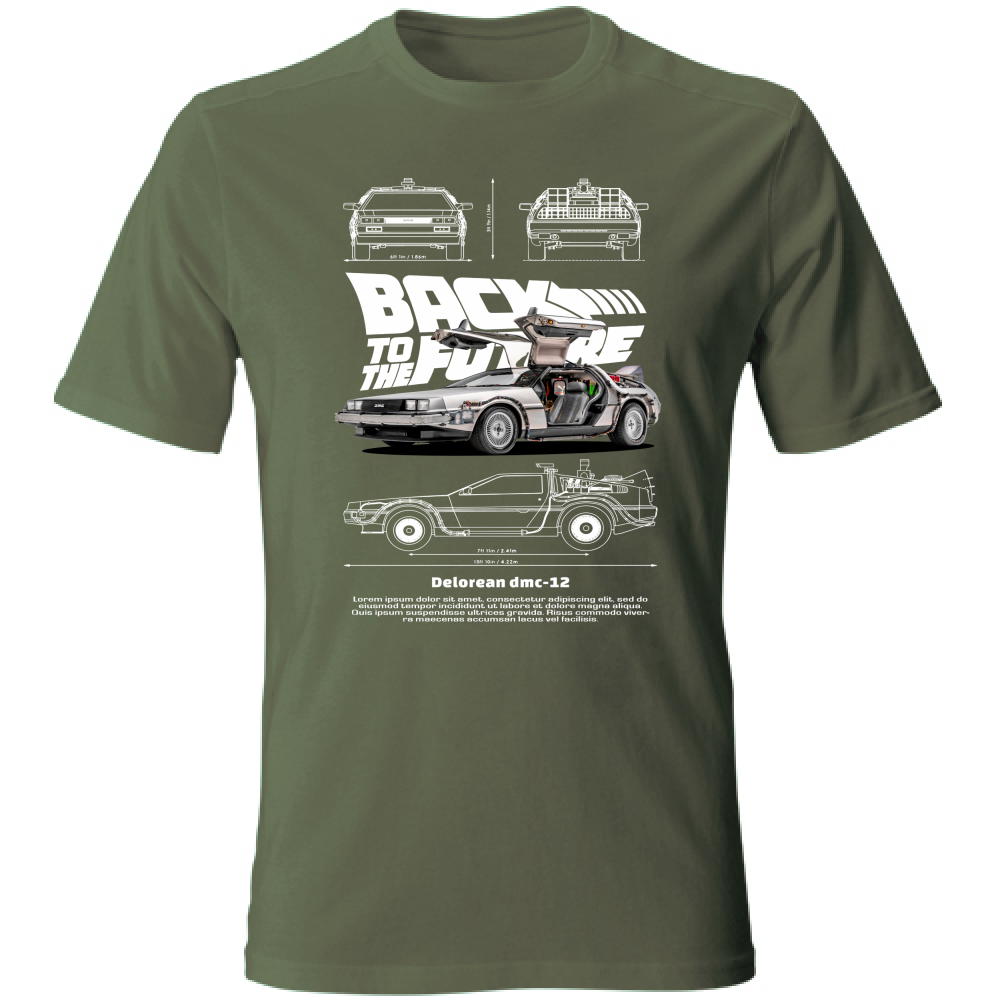 T-Shirt Unisex delorean2