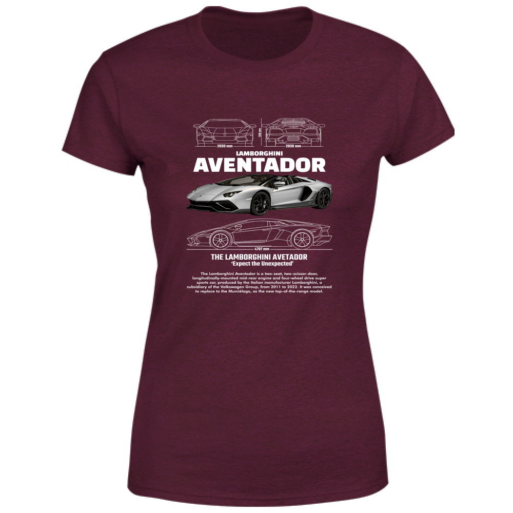 T-Shirt Donna lambo aventador2