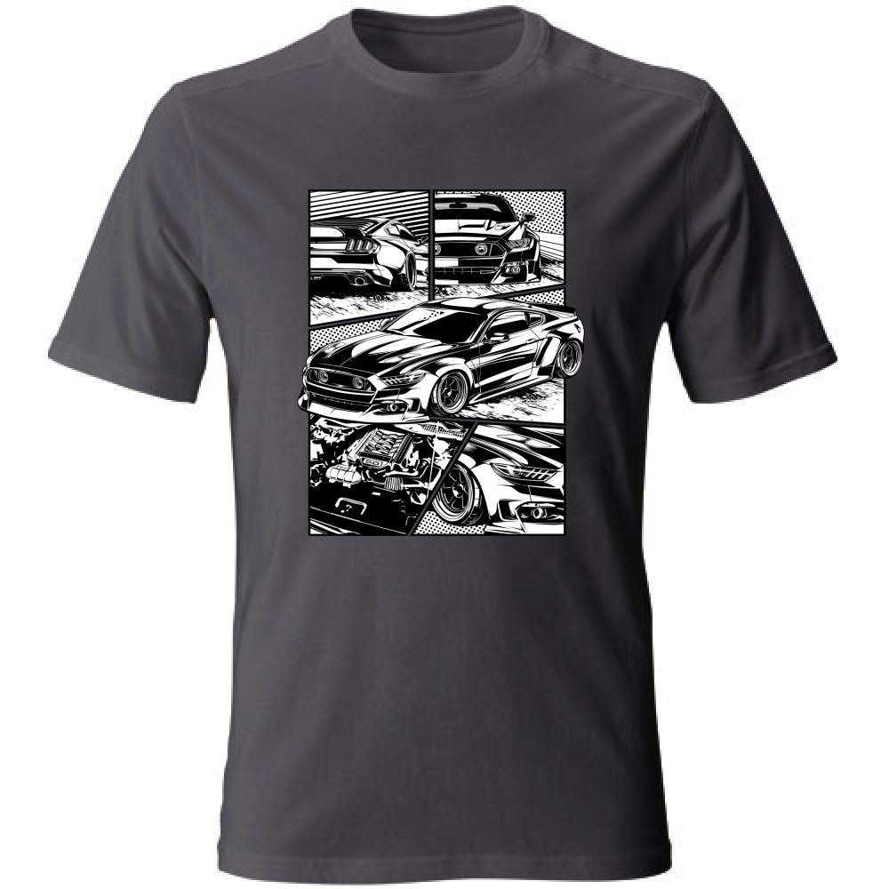 T-Shirt Unisex mustang des
