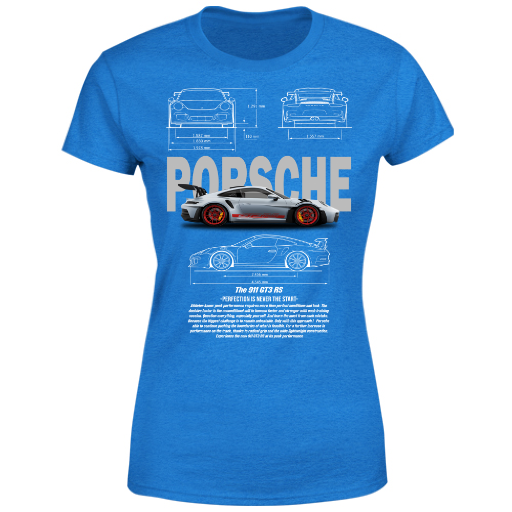 T-Shirt Donna porsche gt3-2