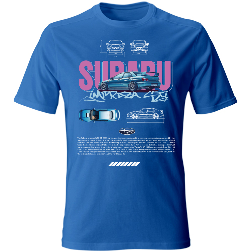 T-Shirt Unisex subaru impreza sti