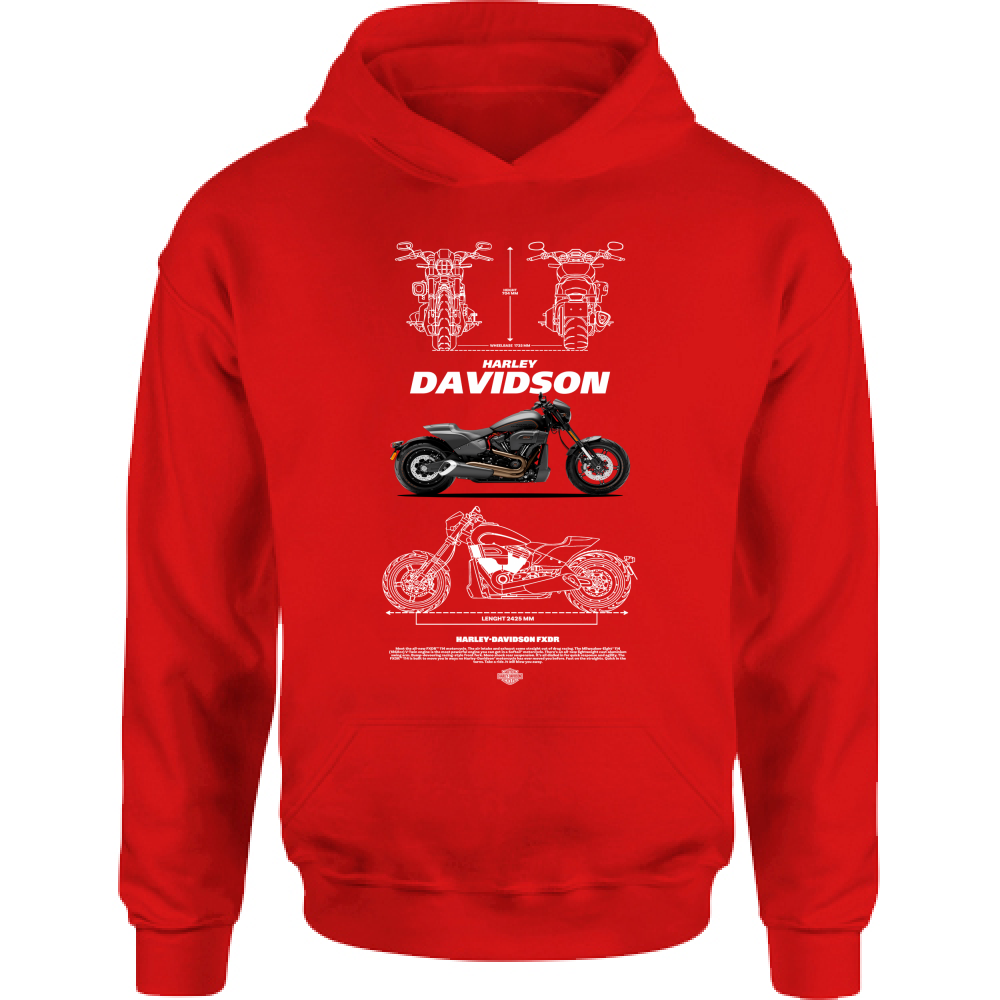 Felpa Bambino con Cappuccio harley davidson 1