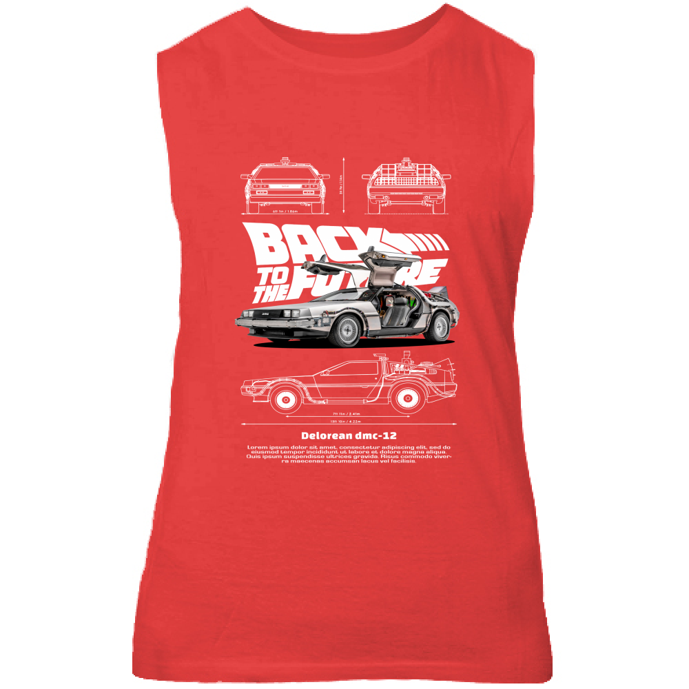 Canotta Unisex delorean2