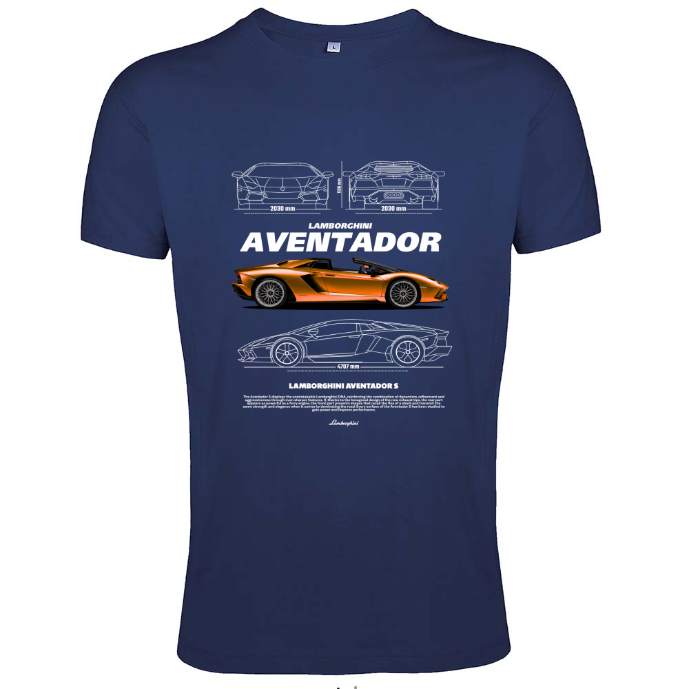T-Shirt Men Fit lambo aventador1