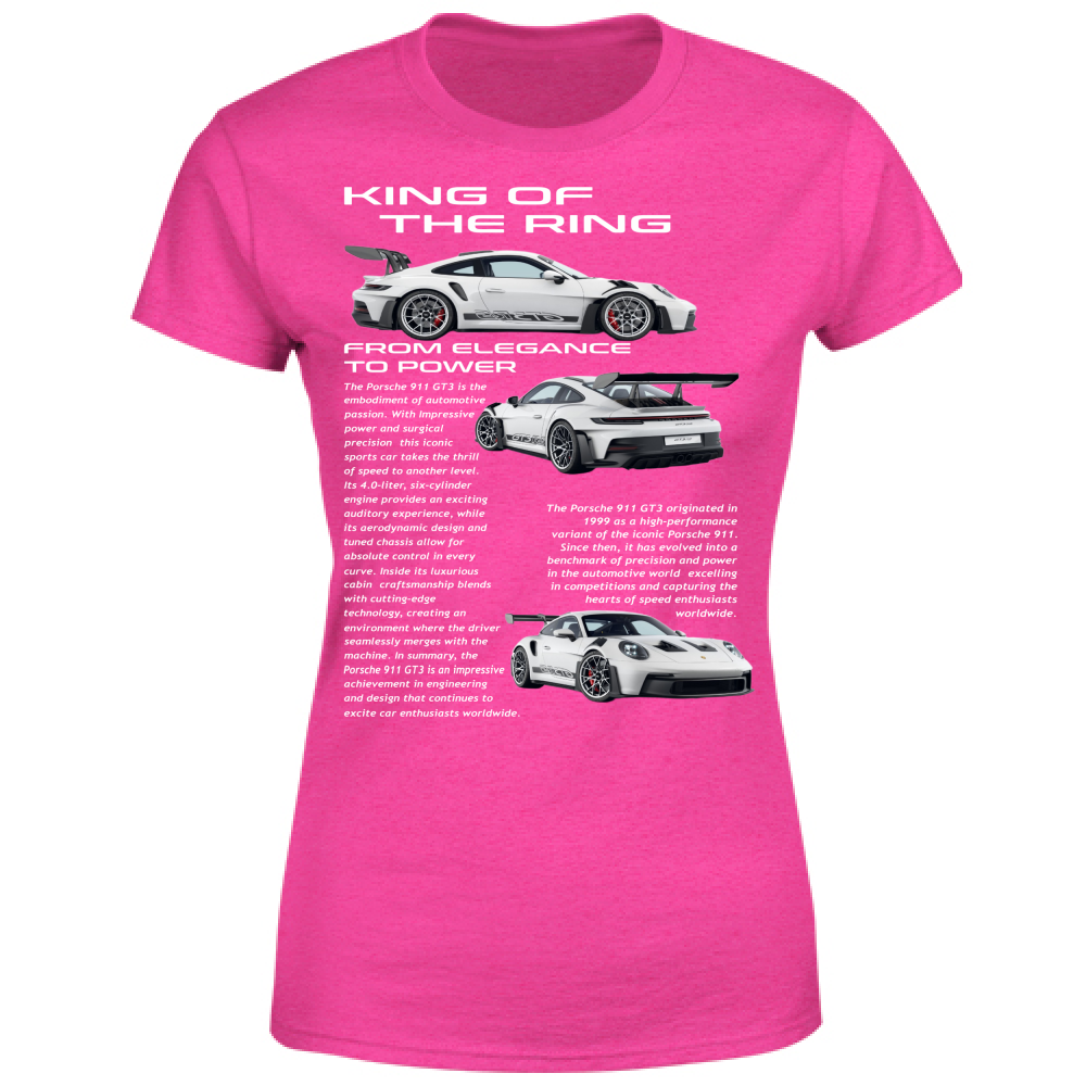 T-Shirt Donna porsche gt3-1