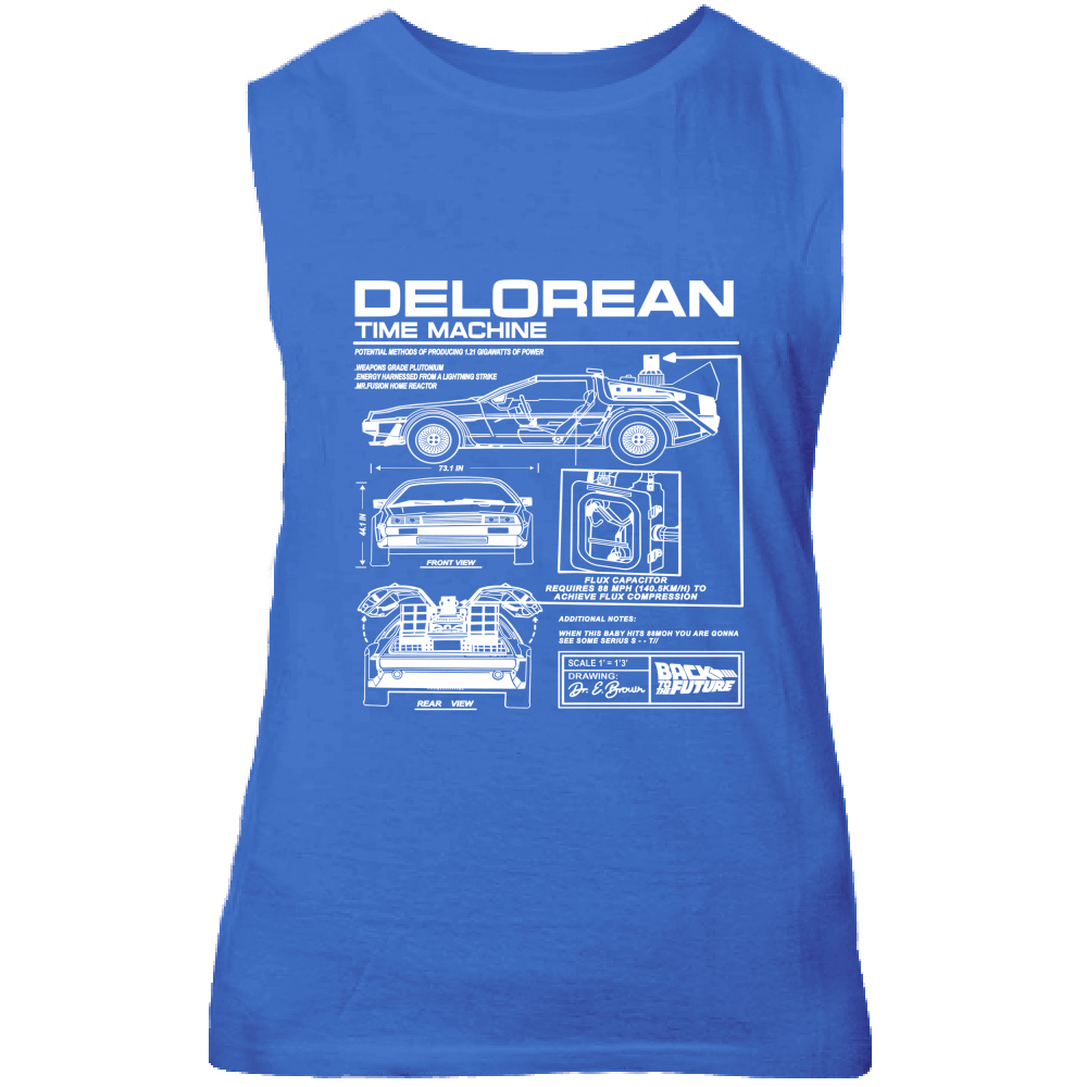Canotta Unisex delorean1