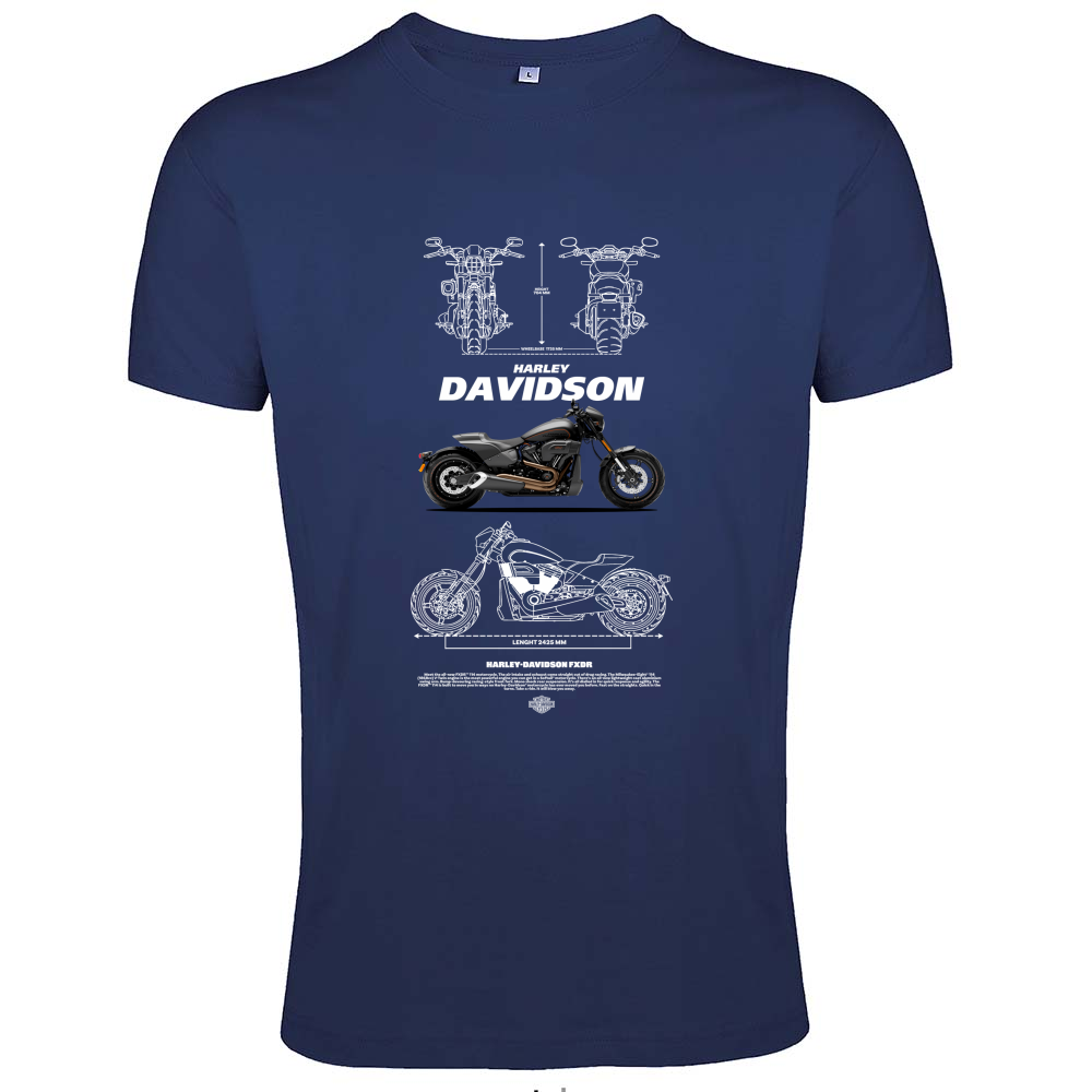 T-Shirt Men Fit harley davidson 1