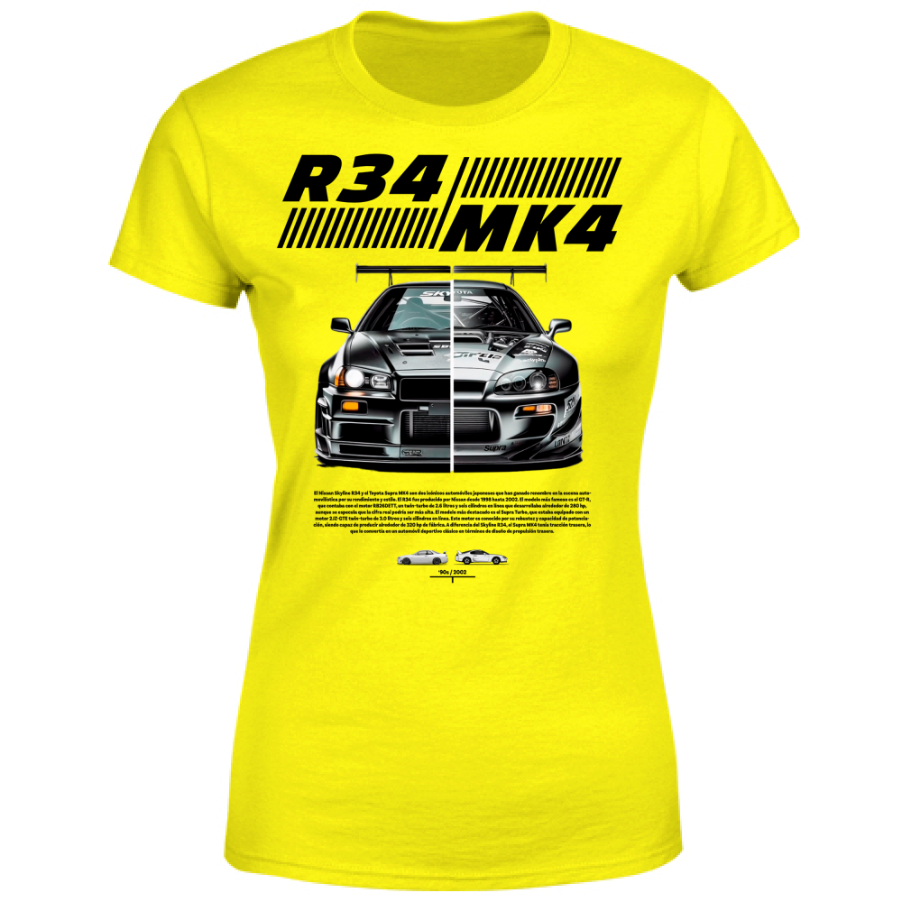 T-Shirt Donna r34-mk4 Supra