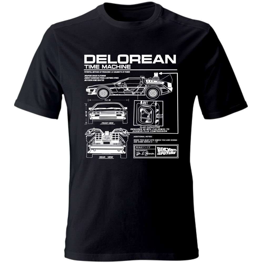 T-Shirt Unisex delorean1